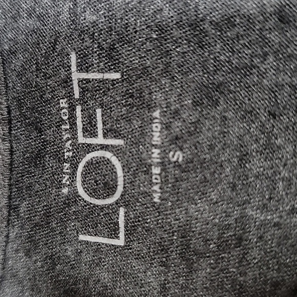 Loft Size S Dark Gray Tank Top with Sequin Stripes, Excellent Used Condition - Picture 11 of 12